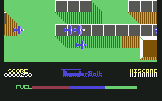 Thunderbolt (Commodore 64) screenshot: Level 3
