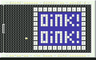 Oink! (Commodore 64) screenshot: The breakout variant