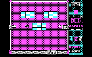 The Brick (DOS) screenshot: Level 4.
