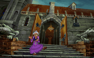 Chill Manor (DOS) screenshot: Animated intro