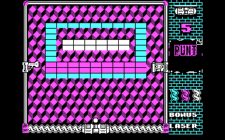 The Brick (DOS) screenshot: Level 2.