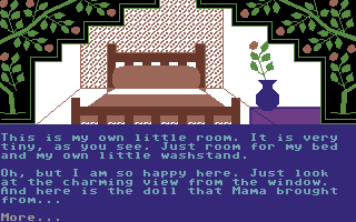 Screenshot of The Snow Queen (Commodore 64, 1986) - MobyGames