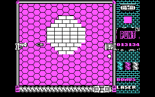The Brick (DOS) screenshot: Level 6.