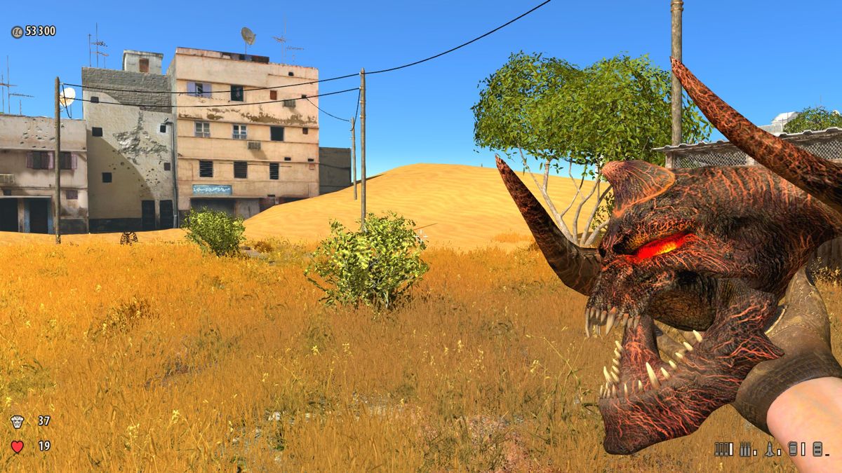 Serious Sam 3: BFE (Windows) screenshot: At least now I can do this =D I'll call him... Yorick!