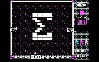 The Brick (DOS) screenshot: Level 8.