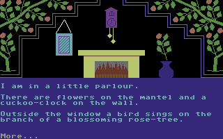 Screenshot of The Snow Queen (Commodore 64, 1986) - MobyGames