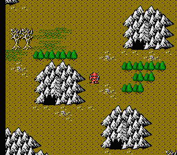 Gargoyle's Quest II (NES) screenshot: Trying to find Naga's Path.