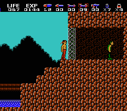Rambo (NES) screenshot: Rescuing a POW. So much for “don’t rescue any POW’s”. I wonder if Rambo listens to anything anyone says.