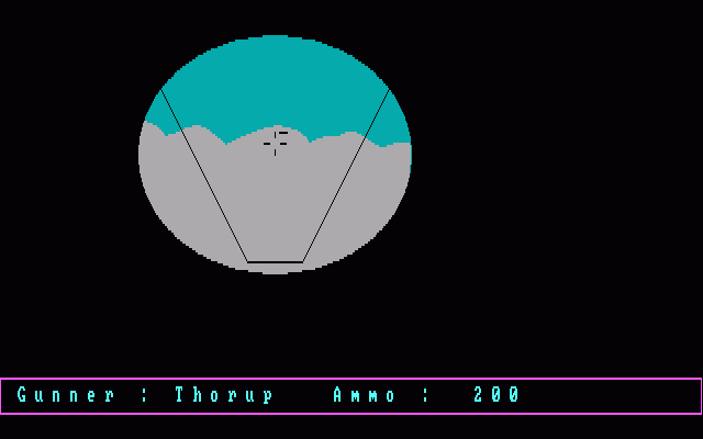 First Over Germany (DOS) screenshot: Each position with limited ammo - make every shot count (EGA)
