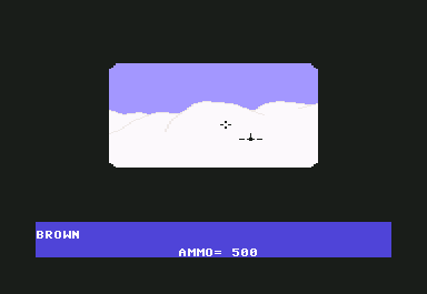 First Over Germany (Commodore 64) screenshot: Waist gunner
