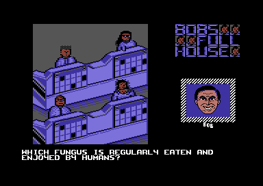 Bob's Full House (Commodore 64) screenshot: The question