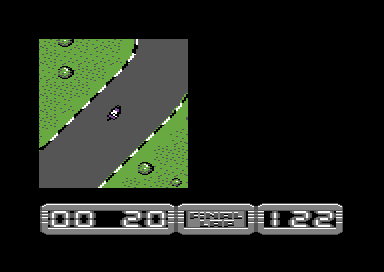 Grand Prix Master (Commodore 64) screenshot: Final lap