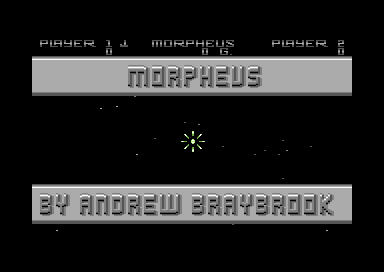 Morpheus (Commodore 64) screenshot: Title screen.
