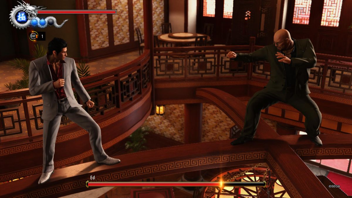 Yakuza 6: The Song of Life (PlayStation 4) screenshot: Big trouble in Little China