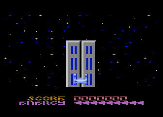 War Hawk (Atari 8-bit) screenshot: Let's go.