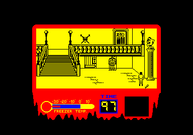 The Rocky Horror Show (Amstrad CPC) screenshot: I found a key