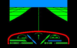 Deep Strike (Amstrad CPC) screenshot: About to take off