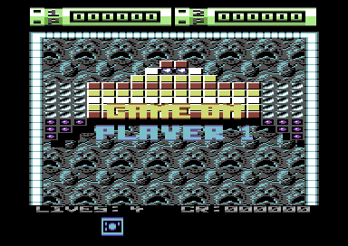 Ball-Blasta (Commodore 64) screenshot: Let's go.