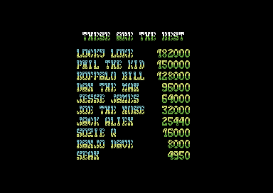 West Bank (Commodore 64) screenshot: It's a start.
