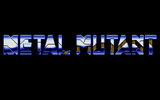 Metal Mutant (DOS) screenshot: Title Screen (VGA)