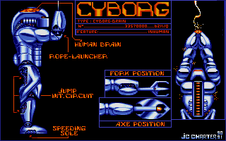 Metal Mutant (DOS) screenshot: Cyborg (VGA)