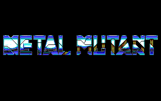 Metal Mutant (DOS) screenshot: Title Screen (EGA)