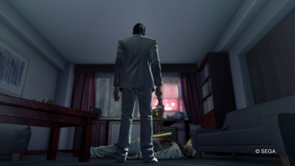 Yakuza: Kiwami (PlayStation 4) screenshot: It all starts with the murder of a Yakuza chairman