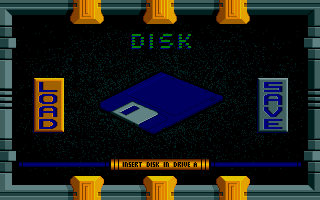 Golden Eagle (DOS) screenshot: "Save/Load" actions are available on terminal (VGA)