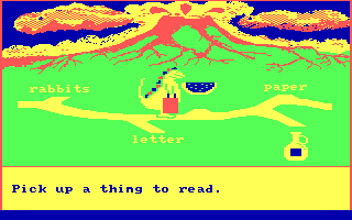 Bagasaurus (DOS) screenshot: Second Level.