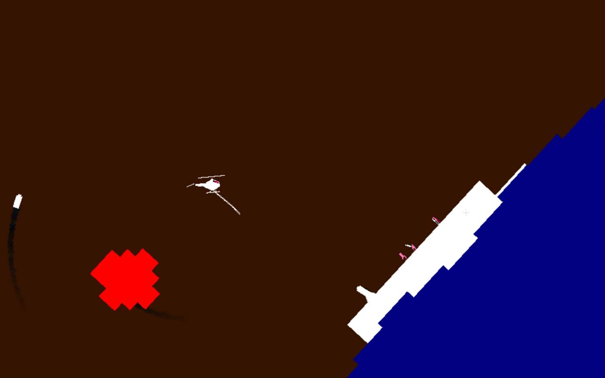The Thrill of Combat (Windows) screenshot: Shooting the humans below.
