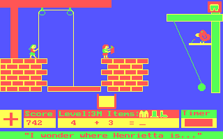 Hooray for Henrietta (DOS) screenshot: The fourth and the last level