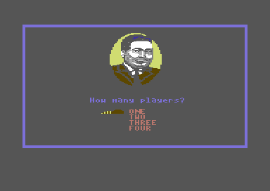 The Honeymooners (Commodore 64) screenshot: How many players?