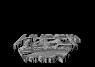 Hyper Aggressive (Commodore 64) screenshot: Title screen.