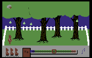 Perils of ... Bear George (Commodore 64) screenshot: Game start