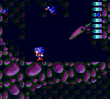 Sonic the Hedgehog: Spinball (Game Gear) screenshot: Sometimes you can control sonic