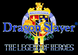 Dragon Slayer: The Legend of Heroes II (Genesis) screenshot: Title screen