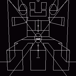 Star Wars: Attack on the Death Star (Sharp X68000) screenshot: "The target area is only two meters wide"