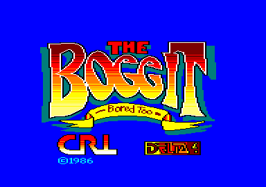 The Boggit: Bored Too (Amstrad CPC) screenshot: Loading screen