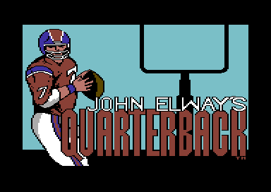 Quarterback (Commodore 64) screenshot: Loading screen 2