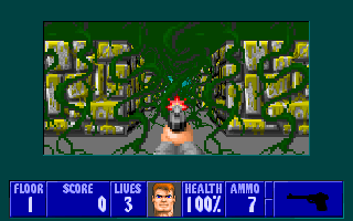 Spear of Destiny (DOS) screenshot: Start game