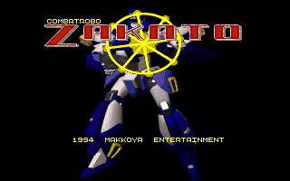 Combatrobo Zakato (DOS) screenshot: Title screen