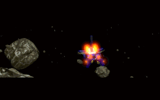 Combatrobo Zakato (DOS) screenshot: ...and deploys Zakato