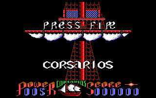 Corsarios (PC Booter) screenshot: Title of the Second Phase