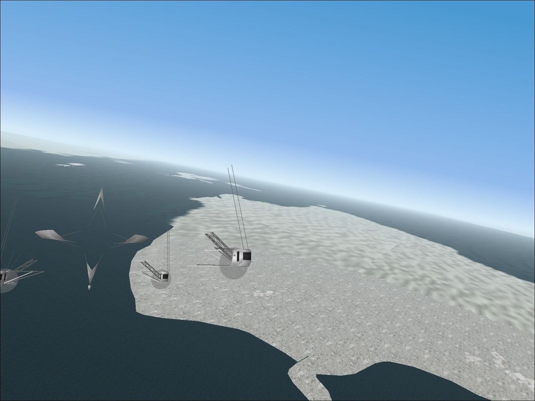 Luftwaffe Collection (Windows) screenshot: The Hindenberg does not support a virtual bridge view