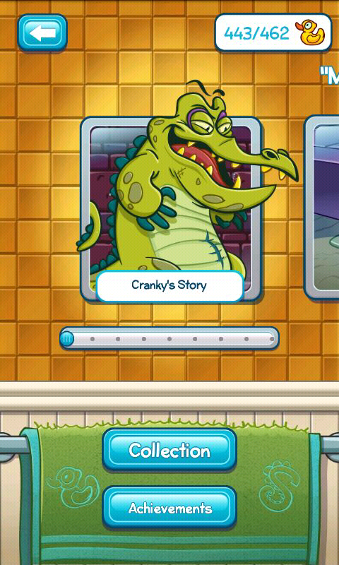Where's My Water? (Android) screenshot: Cranky's Story