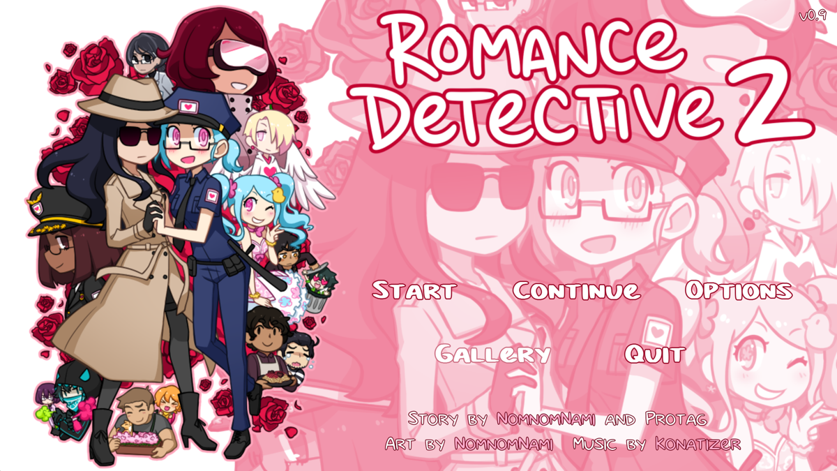 Romance Detective 2 (Macintosh) screenshot: Title screen