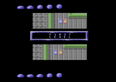 Labyrinth (Commodore 64) screenshot: Ready, go.
