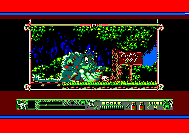 Super Cauldron (Amstrad CPC) screenshot: Let's go!