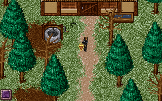 Sin'geom-ui Jeonseol 2 (DOS) screenshot: Starting location