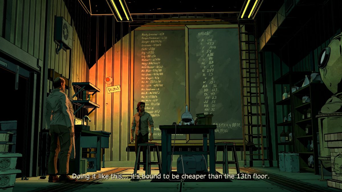 The Wolf Among Us (Windows) screenshot: Episode 4: The lab for making ingredients for black market glamours